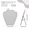 Bust Shaped Velvet Necklaces Jewelry Display Stands ODIS-WH0043-159A-2