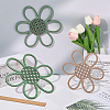 3Pcs Natural Wood Pendant Sets WOOD-WH20002-03A-3
