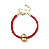 Christmas Nylon Cord Bracelets BJEW-L715-02G-02-4