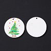 Christmas Acrylic Pendants SACR-G018-02B-3