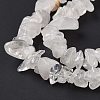 Natural Quartz Crystal Chips Beads Strands F019-2-5