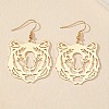 Tiger Head Alloy Dangle Earrings FS-WG96218-02-1