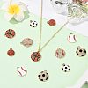 Alloy Enamel Pendants FIND-FS0005-04C-5