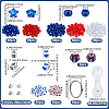 Independence Day DIY Keychain Making Kits DIY-BM0001-35-2