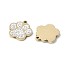 201 Stainless Steel Rhinestone Pendants STAS-V005-05G-02-2