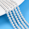 Baking Painted Pearlized Glass Pearl Bead Strands HY-N002-4mm-A12-1