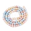 Anti-Tarnish Electroplate Glass Beads Strands LS-EGLA-N027-02A-06-2