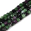 Natural Ruby in Zoisite Beads Strands G-N342-118-1