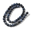 Natural Grade AA Dumortierite Quartz Round Bead Strands G-P075-43-8mm-4