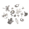 Kissitty 30Pcs 15 Style Tibetan Style Alloy Pendants FIND-KS0001-26-12