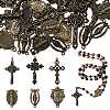 DIY Religion Pendants & Links Jewelry Making Finding Kit DIY-SZ0007-29-1