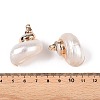 Natural Sea Shell Pendants X-SSHEL-N038-54-3