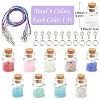 DIY Wish Bottle Necklace Making Kit DIY-YW0006-52-2