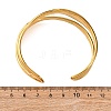 304 Stainless Steel Cuff Bangles for Women BJEW-G749-17G-5