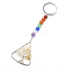 Natural Citrine Keychains PW-WGC8FC6-04-1