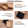 Kraft Paper Cardboard Jewelry Set Boxes OBOX-BC0001-02-4