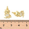 Rack Plating Brass Micro Pave Cubic Zirconia Pendants KK-K377-62G-3