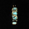 Synthetic Luminous Stone Column Pendants FIND-C058-01G-04-2