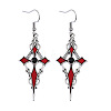 Alloy Rhinestone Dangle Earrings FS-WG63C71-01-1