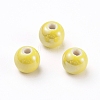 Handmade Porcelain Beads PORC-D001-12mm-16-2