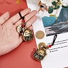 2Pcs Brass Pendant Decoration HJEW-FH0001-72-3