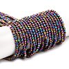 Electroplate Glass Beads Strands LS-GLAA-H021-01B-FP13-1