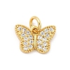 Brass Micro Pave Cubic Zirconia Pendants KK-I360-009G-02-1