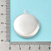Rack Plating Brass Locket Pendants LS-KK-K277-06S-4