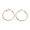 Ring 304 Stainless Steel Hoop Earrings for Women Men EJEW-B049-02B-G-1