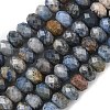 Natural Dumortierite Bead Strands G-D344-A15-3
