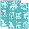 Self-Adhesive Silk Screen Printing Stencil DIY-WH0338-226-1