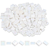 300Pcs 2 Styles 2-Hole Opaque Glass Seed Beads SEED-SC0001-63-1