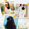 1Pc Flower Polyester Brooches JEWB-CN0001-08B-4