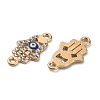 Zinc Alloy Enamel Link Connectors LS-FIND-TAC0011-49KCG-1