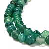 Natural Green Onyx Agate(Dyed & Heated) Beads Strands G-G203-02C-4