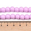 Painted Glass Bead Strands LS-DGLA-S071-8mm-B38-1-2