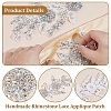 Polyester with Glass Rhinestone Sewing Decorate DIY-WH20032-138A-6