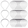 30Pcs 3 Styles Hair Accessories Iron Hair Band Findings OHAR-TA0001-08B-3