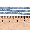 Natural Devil Blue Aquamarine Beads Strands G-B175-C02-2x2mm-5