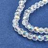 Glass Beads Strands GF4mmC28-AB-3