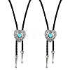 2Pcs PU Leather Bolo Tie Necklaces NJEW-ME0001-22A-1