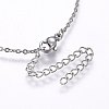 304 Stainless Steel Pendant Necklaces NJEW-G314-08P-3
