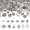  72Pcs 12 Styles Tibetan Style Alloy Connector Charms TIBE-TA0001-29-9