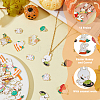 SUPERFINDINGS 32Pcs 16 Style Easter Alloy Enamel Pendants ENAM-FH0001-75-4