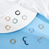 Unicraftale 5 Pairs 5 Colors 304 Stainless Steel Huggie Hoop Earrings for Women EJEW-UN0002-17-2