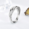Stainless Steel Trinity Interlocking Finger Rings FS-WG6D755-04-1