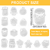 3 Styles Waterproof Self Adhesive Stamping Stickers Sets DIY-CP0011-04A-2