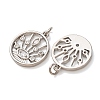 Brass Micro Pave Clear Cubic Zirconia Pendants CU-CBA2907-10P-2
