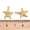 304 Stainless Steel with Crystal Rhinestone Pendants RB-CBABFDA-11C-G-3
