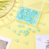 100Pcs 5 Styles Transparent Acrylic Beads TACR-TA0001-54C-5